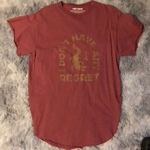 Pebby Forevee “Don’t Have Any Regret” Side Slit Tee